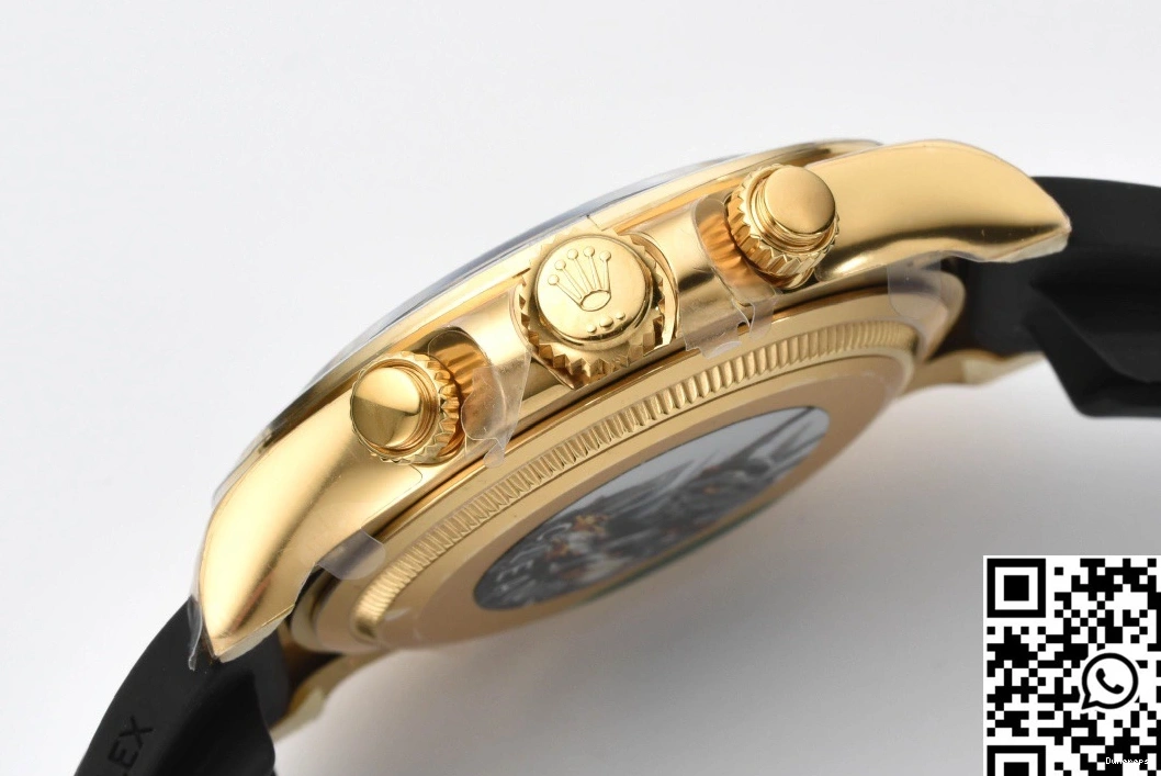 M126518 Factory Clean Black Cosmograph Dial Rolex Bezel Yellow Daytona 0422